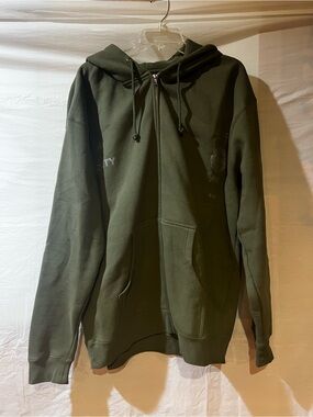 Treason Special TRSN SPLS Men's Olive Zip-Up Hoodie Sweatshirt
